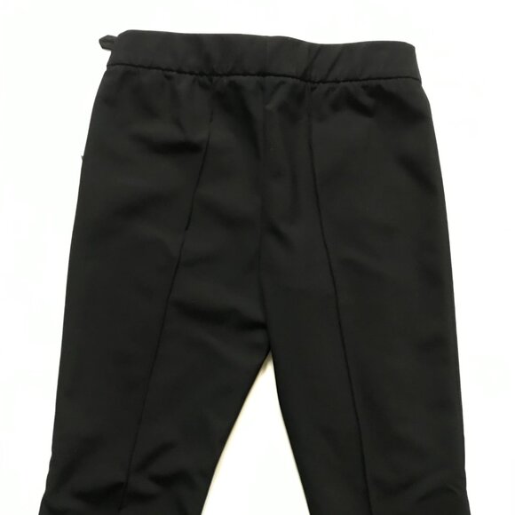 Lafayette 148 NY Gramercy Stretch Pants Womens 2 Black Crop Ankle Side Zip Pleat - Picture 13 of 15